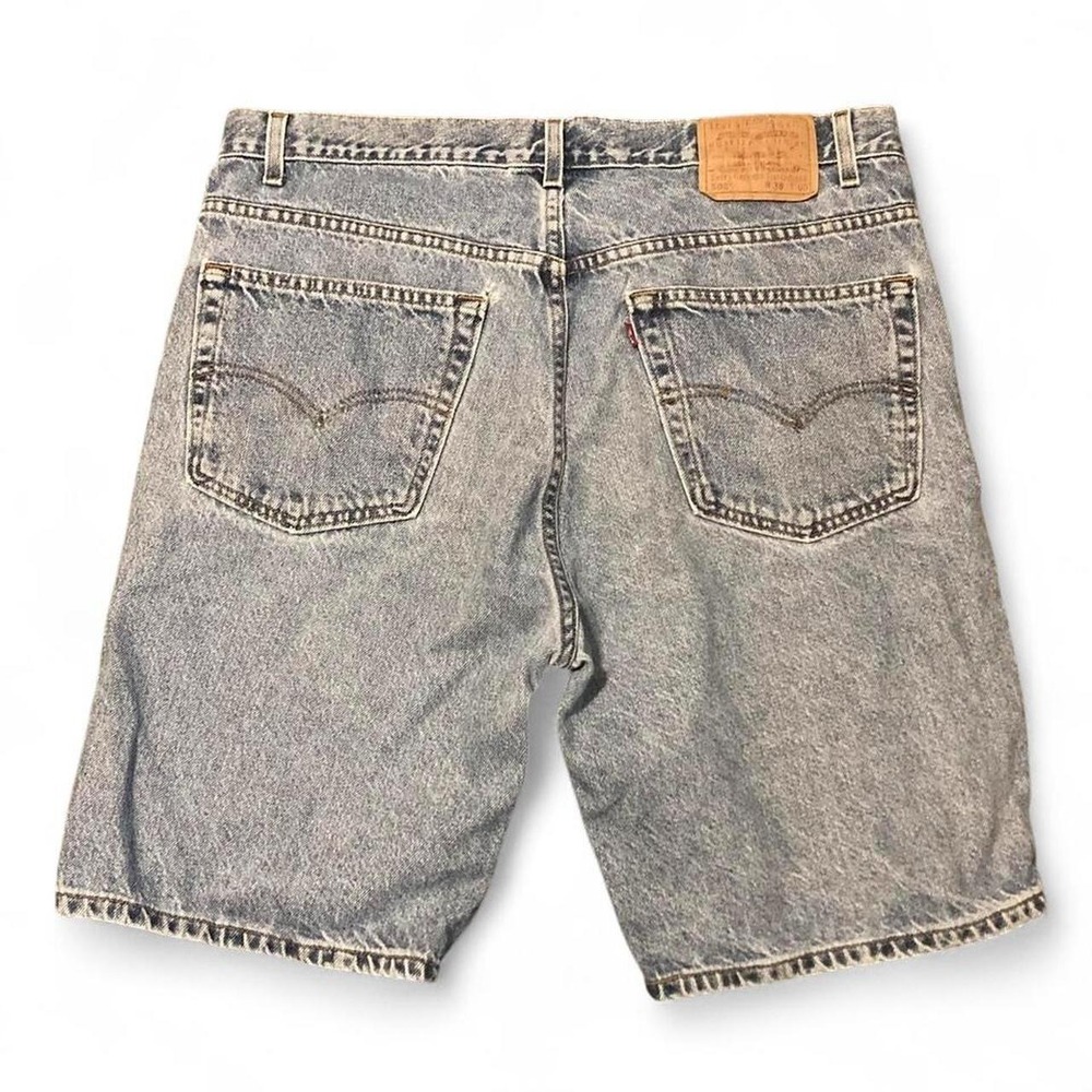 Levi's 505 light wash denim shorts faded vintage 00s cotton 37/9.5